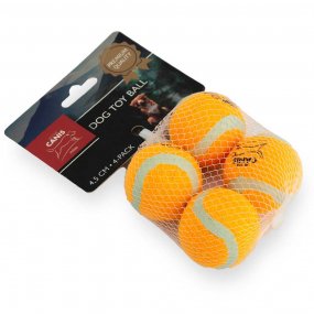 Tennisbollar för hund från Active Canis- 4-pack orange