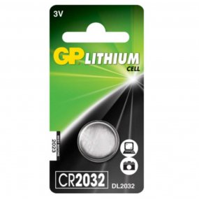 GP knappcell, Lithium, CR2032, 1-pack