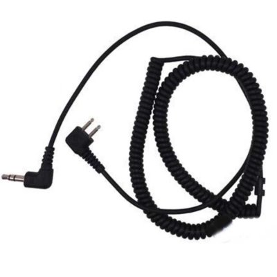 Kabel Peltor 2-stift FL6H-SV-Vinklad kontakt
