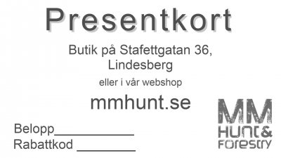 Presentkort mmhunt.se