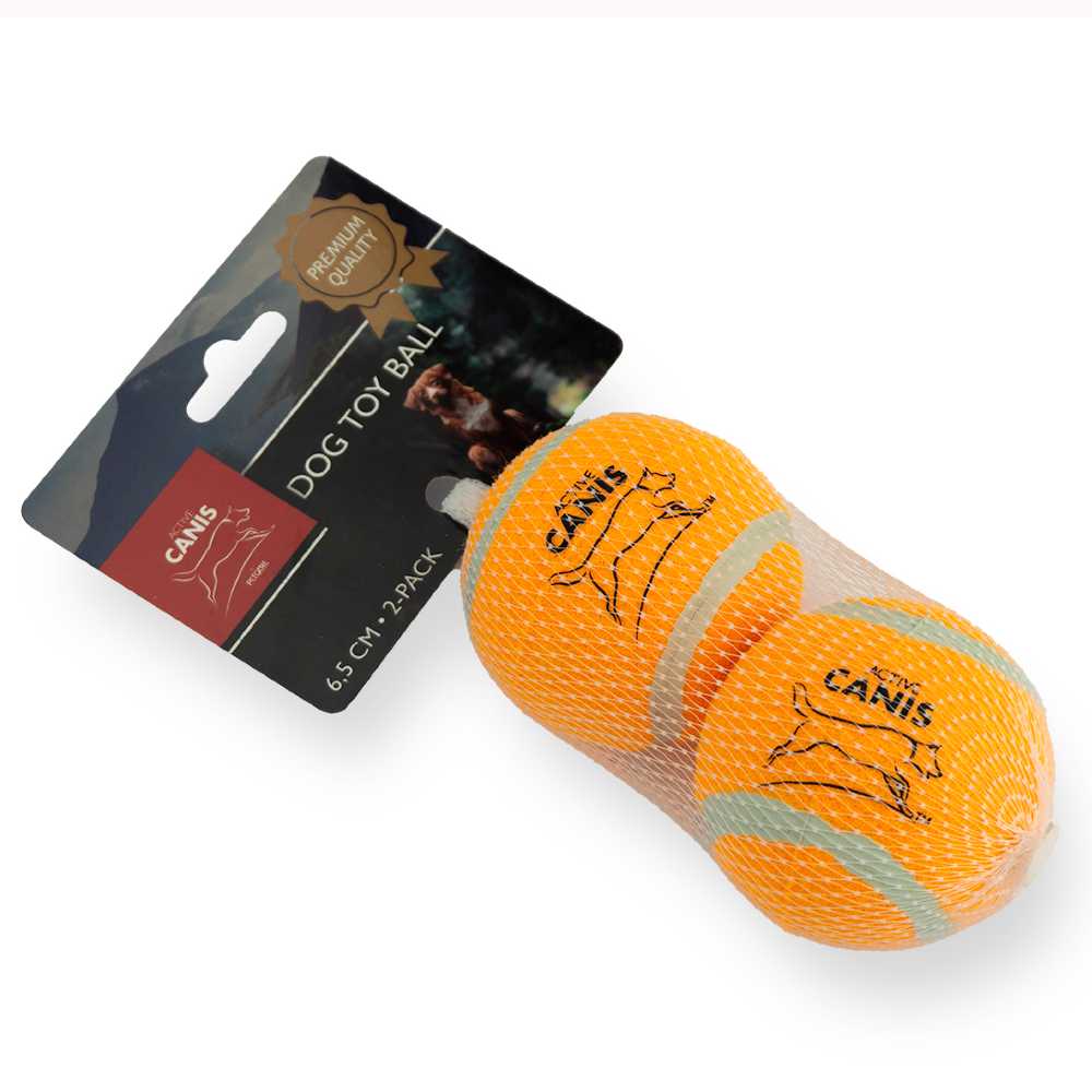 Active Canis Tennisball 6,5cm, 2 pcs Orange