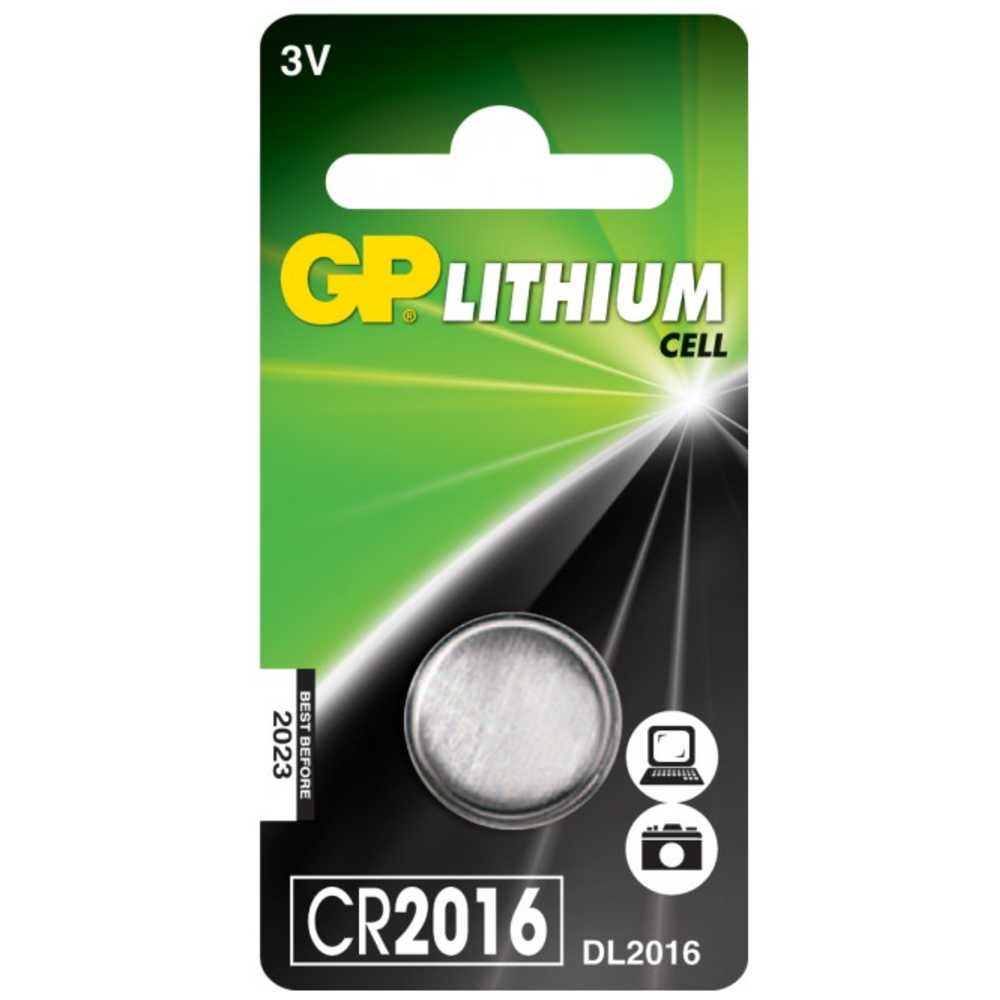 GP knappcell Lithium CR2016 1-pack
